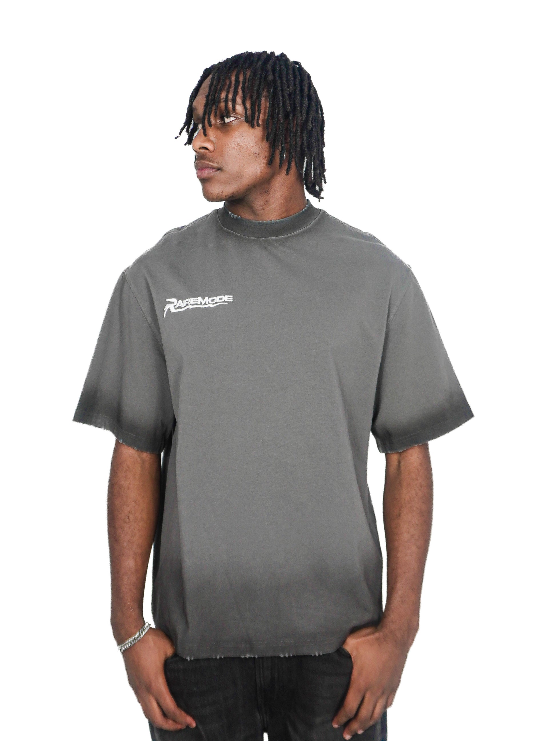 RARE MODE Gradient Grey Tee