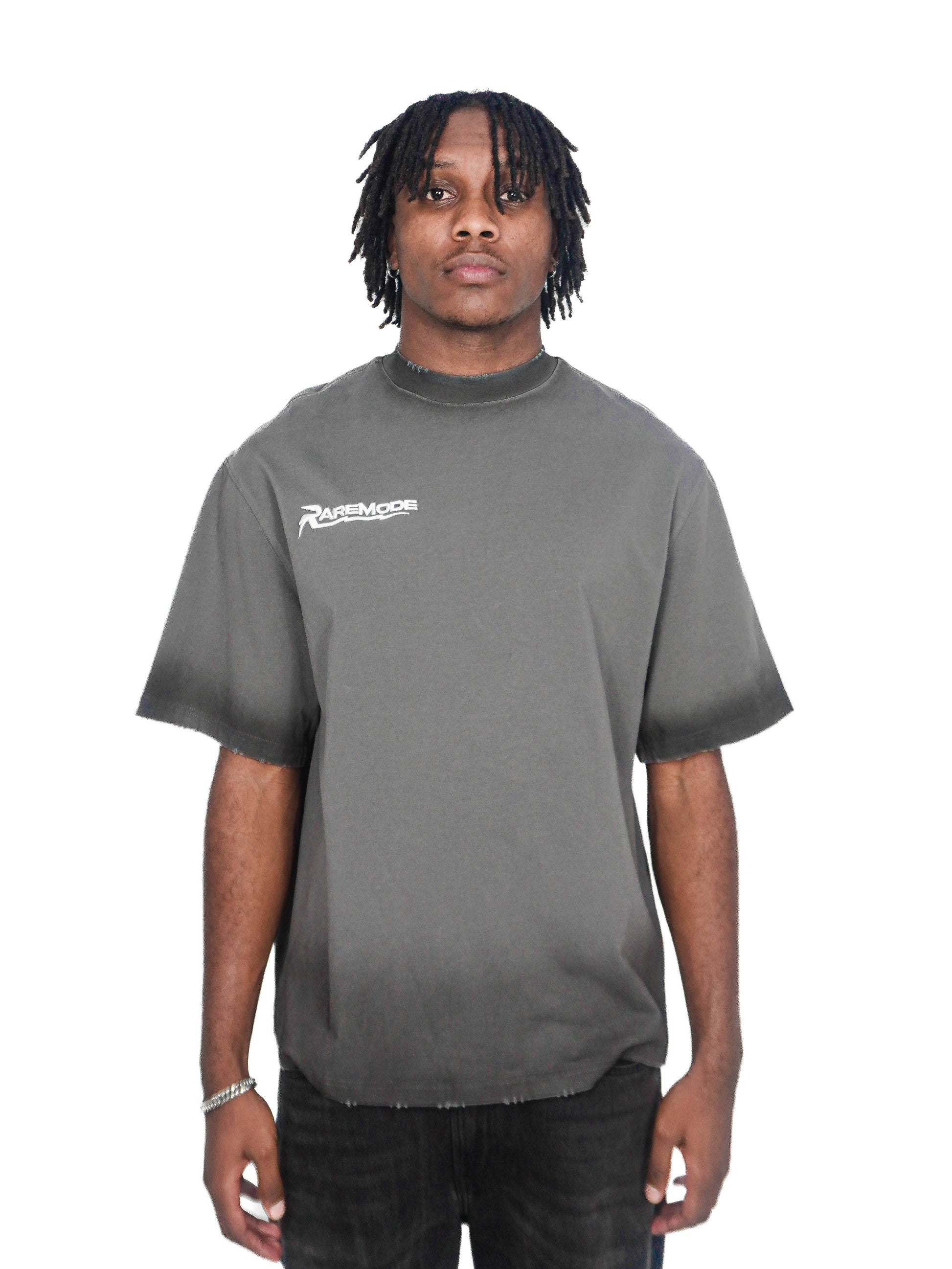 RARE MODE Gradient Grey Tee