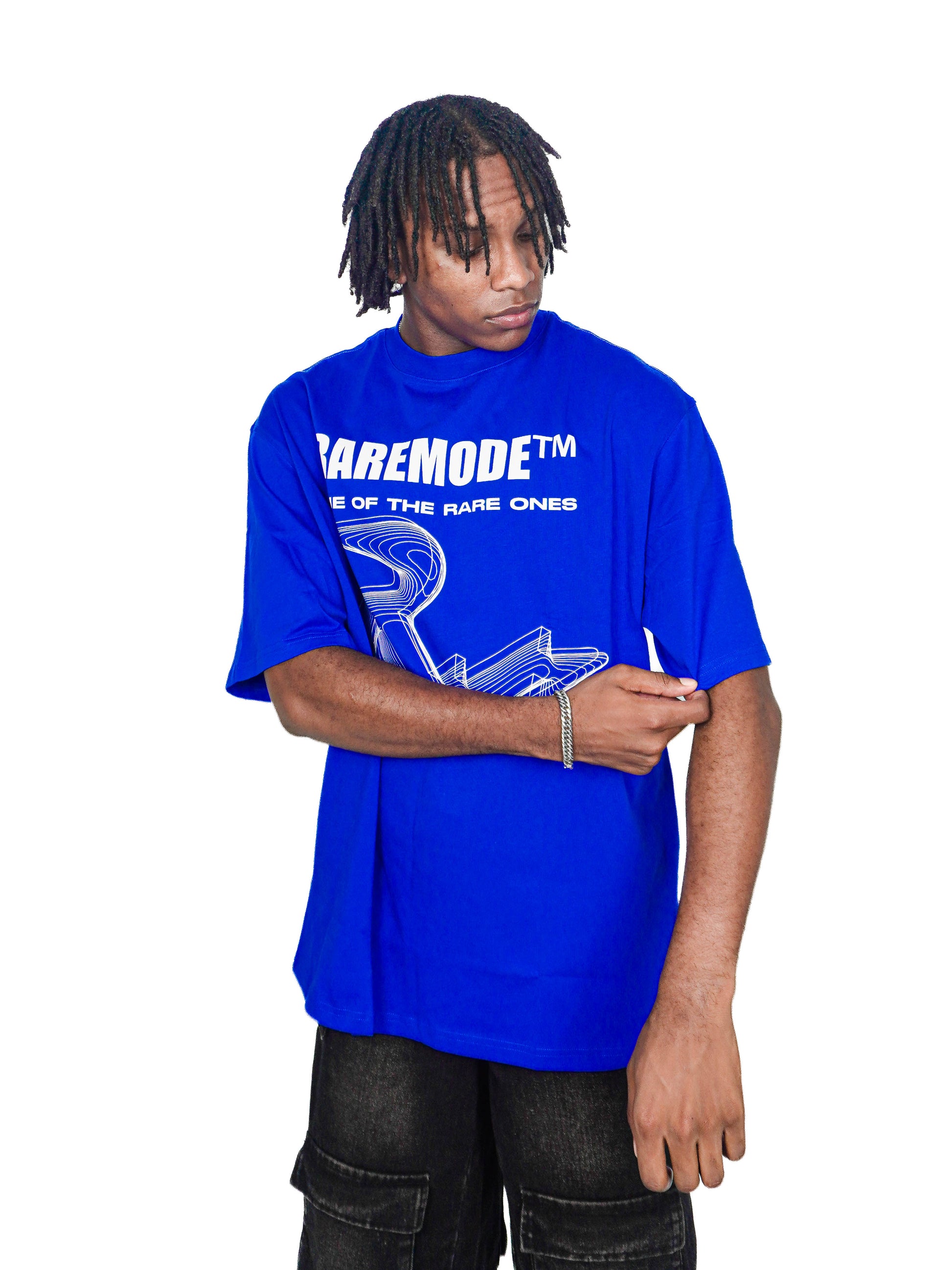 RARE MODE Cobalt Logo Tee