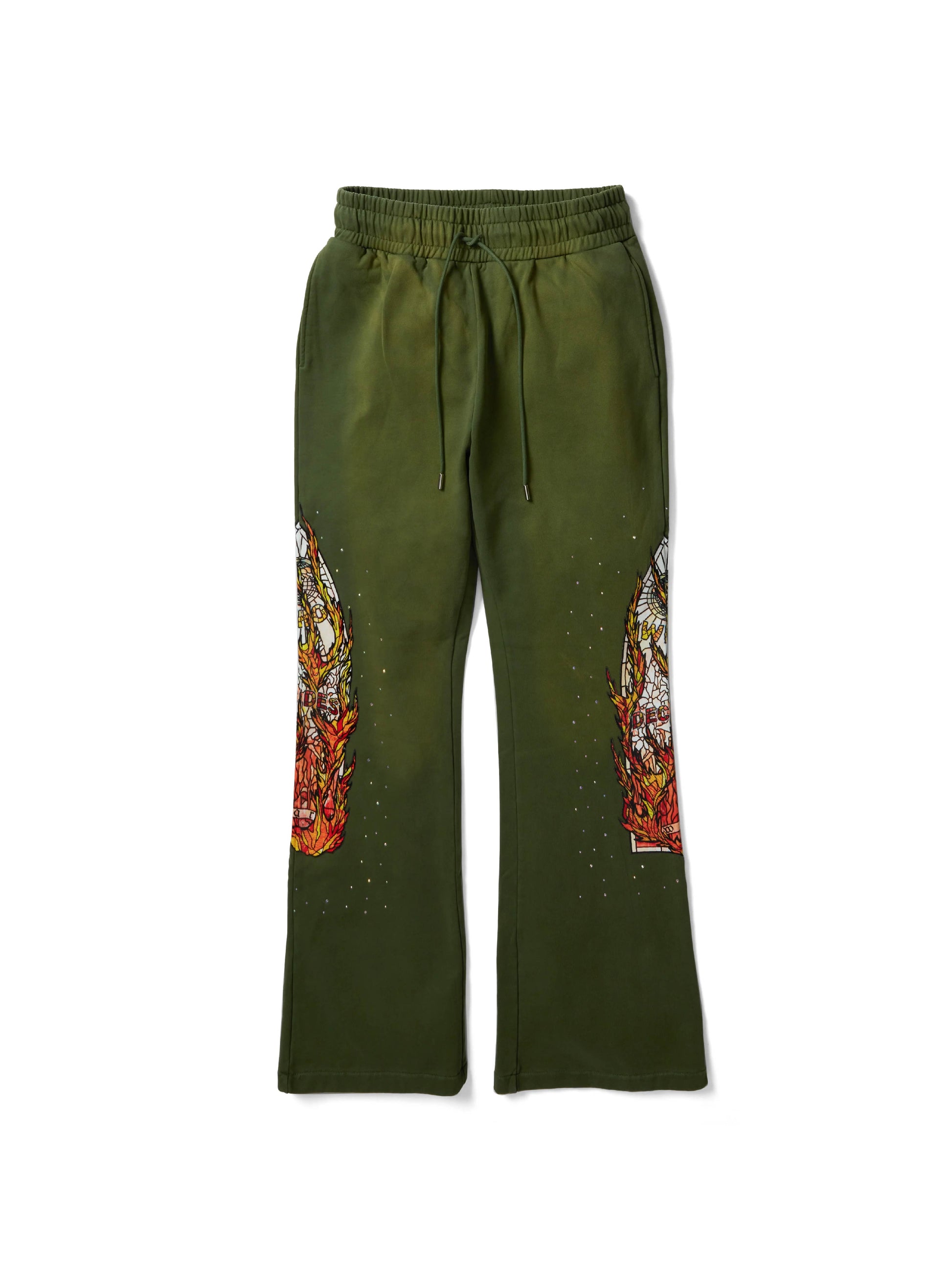 WDW Green Track Pants