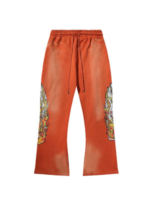 WDW Orange Track Pants