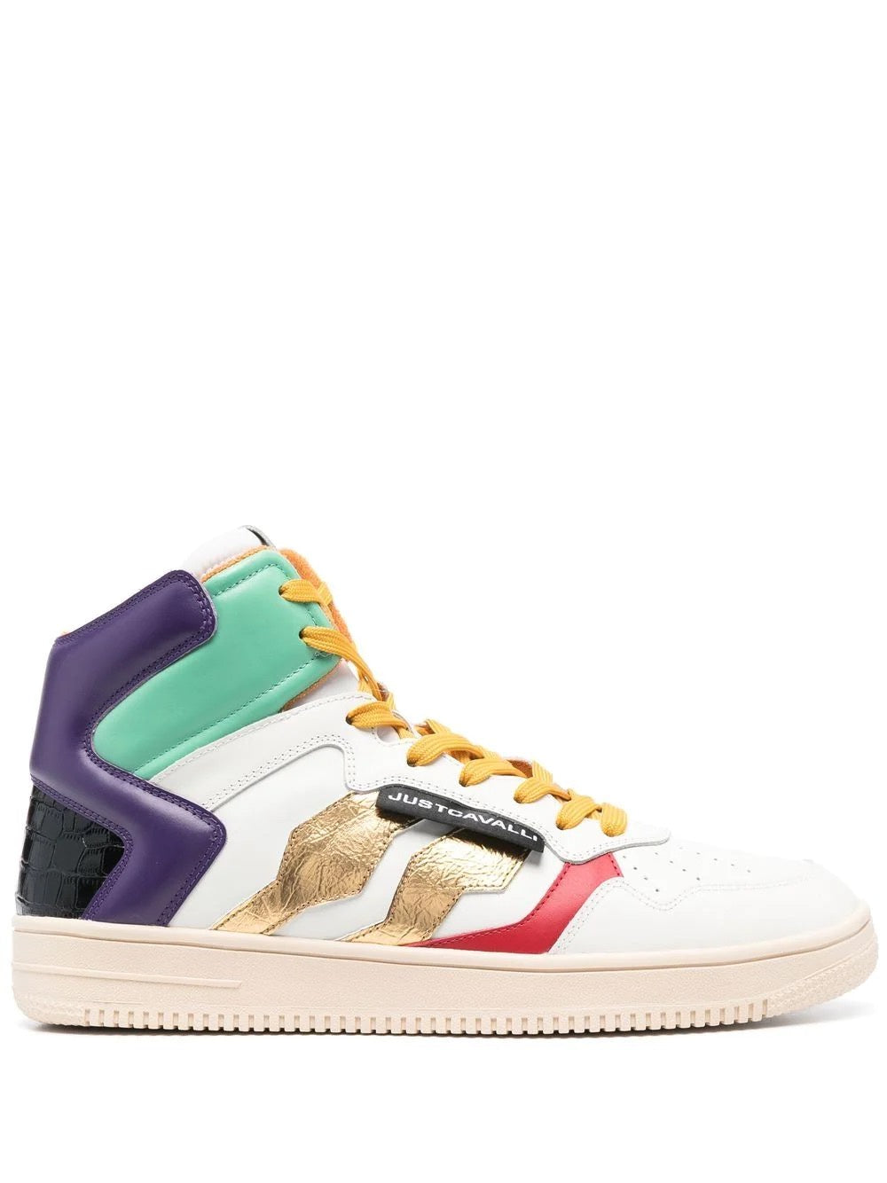 Just CAVALLI Colour-block High Top Sneakers