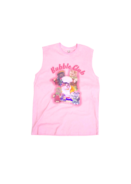 From Mars Pink Sleeveless Shirt