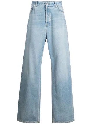 There Was One Mid-Rise wide-leg jeans