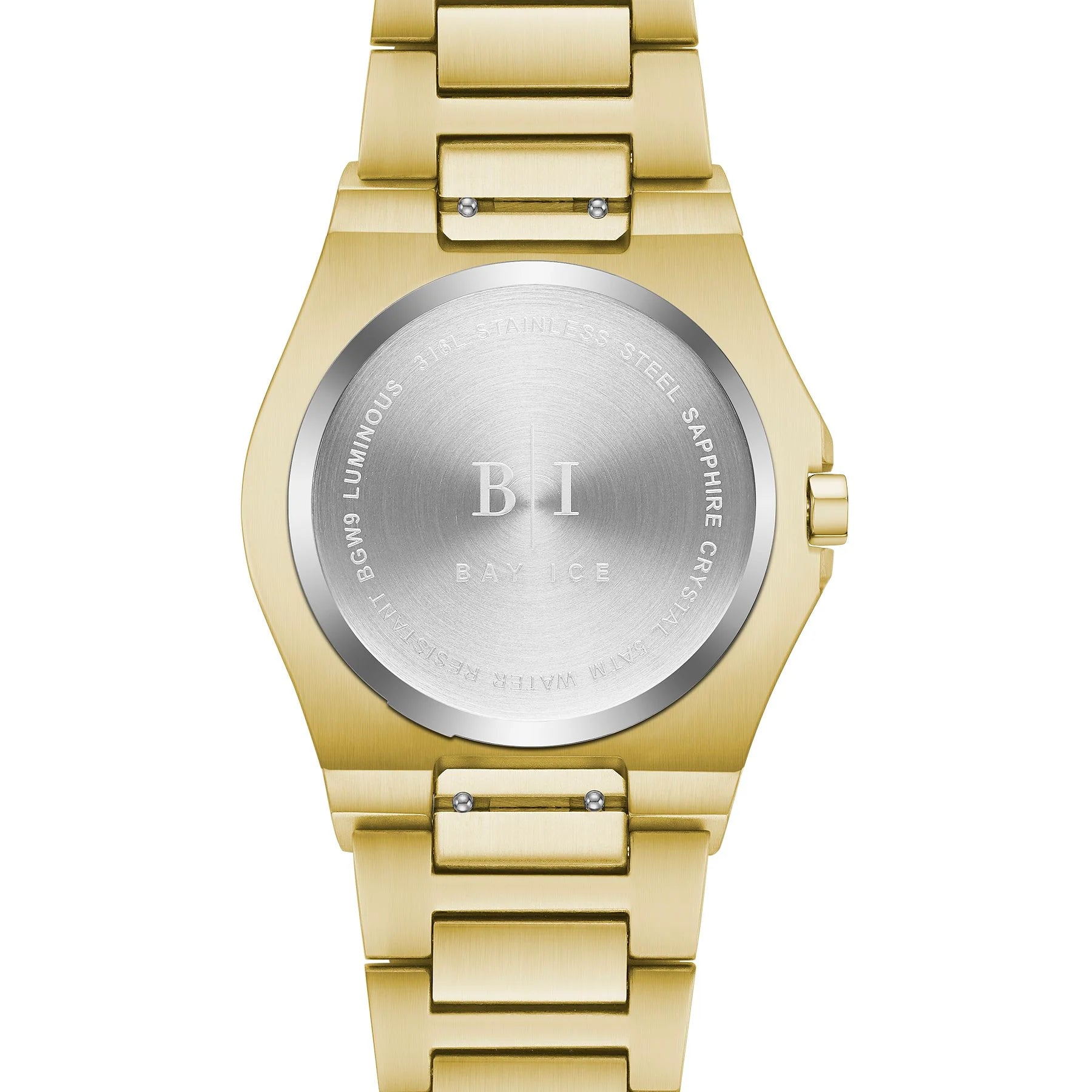 Bay Ice Skylight Watch - Gold and White Dial