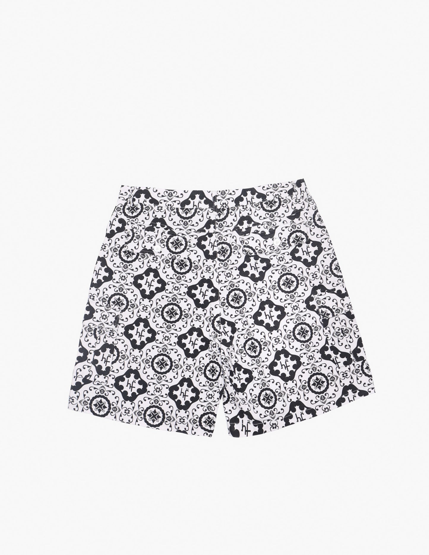 Northern White printed shorts