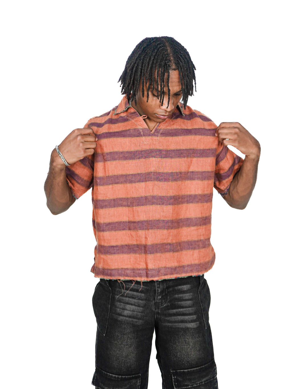 EvilKnight linen polo shirt