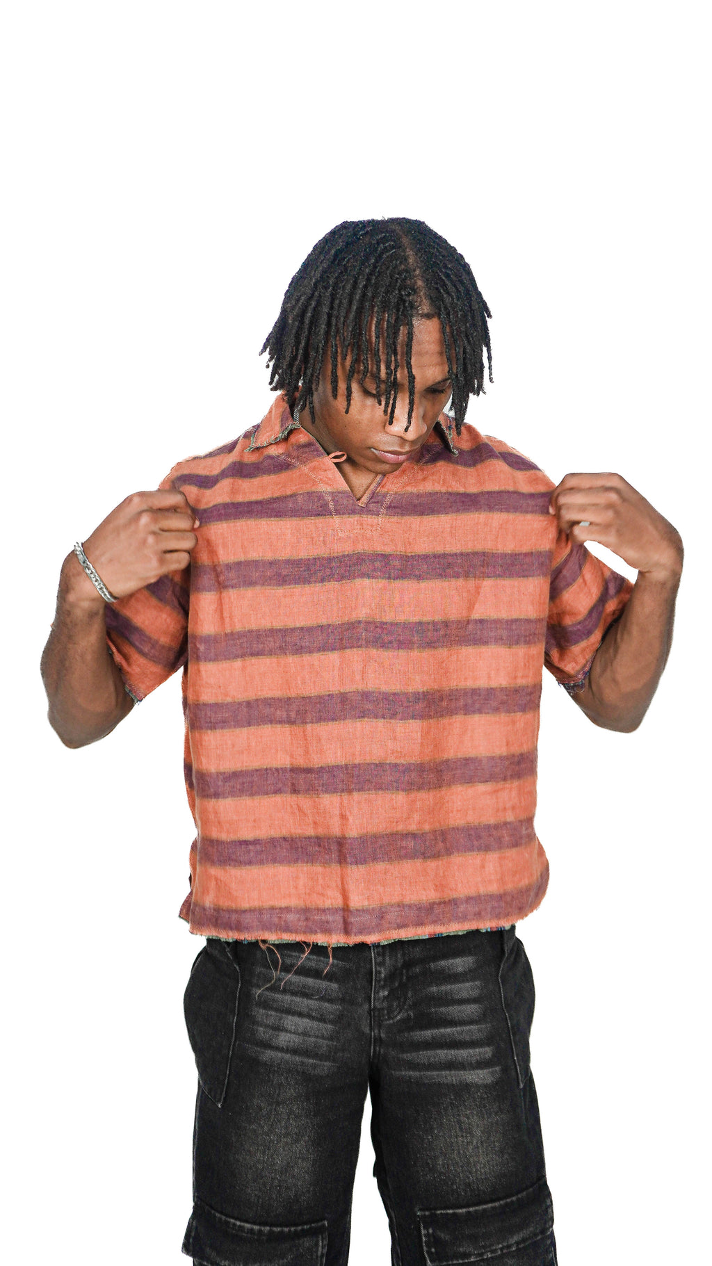 EvilKnight linen polo shirt