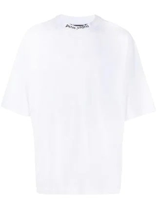 Palm Angels Logo-Print Short-Sleeve T-Shirt