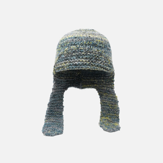 Mixed knitted hat (Green)