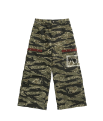 Tiger camouflage motorcycle wide-leg trousers