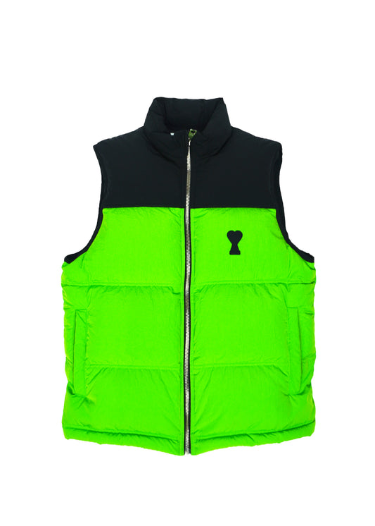 AMI Paris Logo Applique Padded Gilet