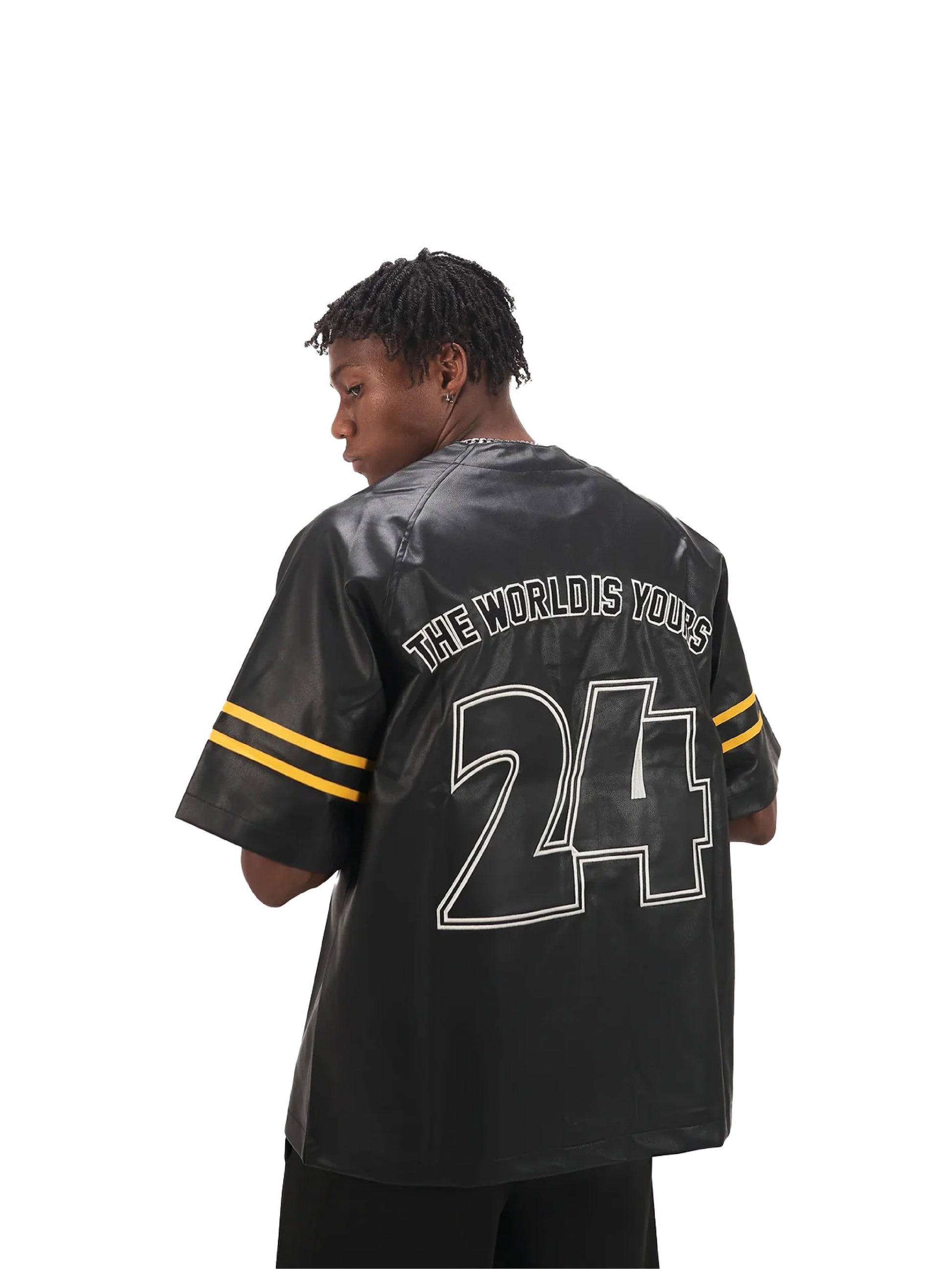 Zanku black leather jacket