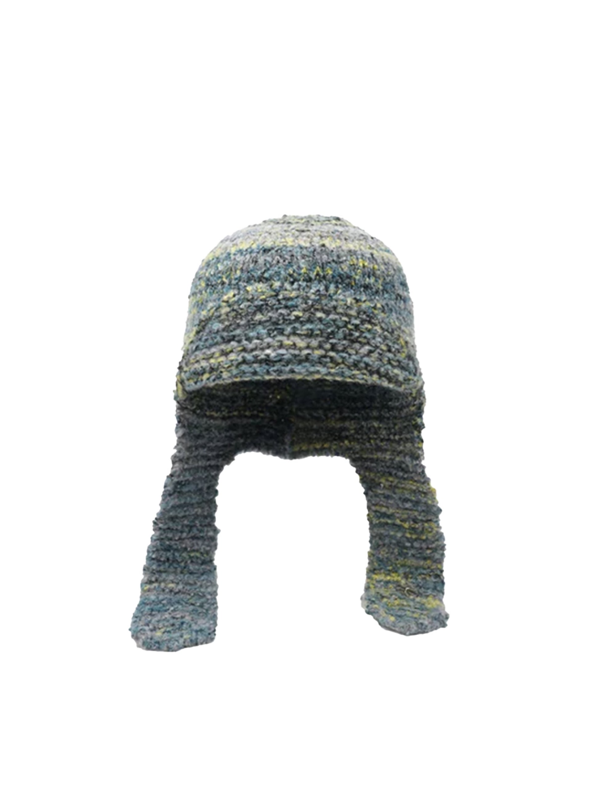 Mixed knitted hat (Green)