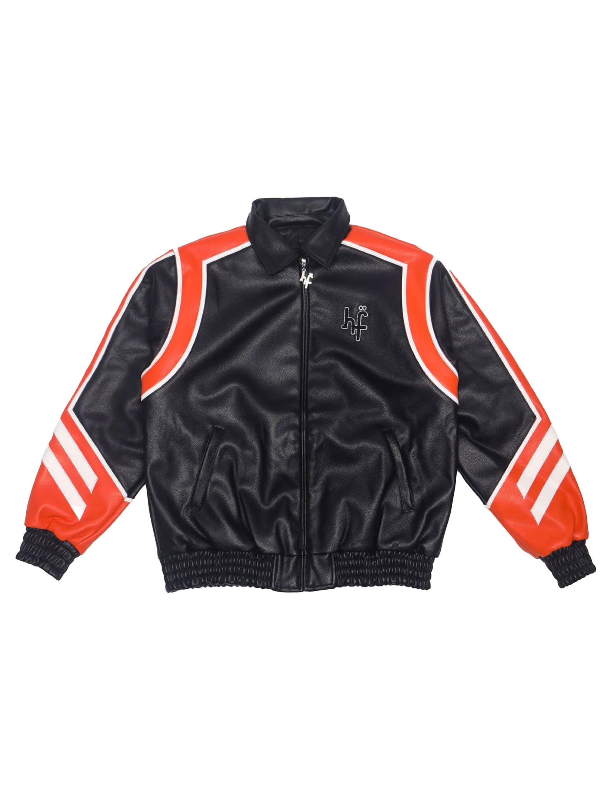 Orange Leather Jacket
